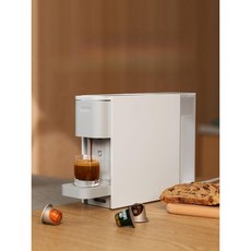 샤오미 미지아 캡슐 커피머신 S1301 5세대 최신형 네스프레소 캡슐 호환, 캡슐 커피 머신 화이트