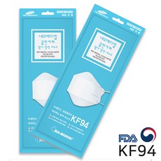 [의약외품] KF94 네오메디컬 클린 키퍼 황사 방역 마스크(대형 / 50매) FDA승인 국산원부자재사용, 50매