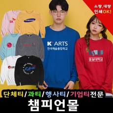 단체맨투맨 대학교과티 및 회사단체티 단체복제작 전문업체
