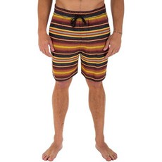 헐리 모던 서프 폰초 19" 반바지 블랙 2XL (42-44" 허리) 19, 1개