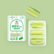 큐브데이 애호박 스틱 외 4종 핑거푸드 다진 야채 채소 토핑 죽 고구마 스틱, 1개, 60g