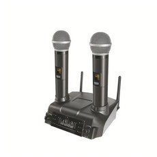Decir que CD-02 UHF MICRÓFONO INALÁMBRICO recargable automático dinámica de sistema de micrófono de