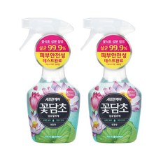 샤프란 꽃담초 섬유탈취제 연꽃향 본품, 400ml, 2개