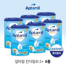 압타밀 new 프로누트라 킨더밀쉬 2단계 800g 6개