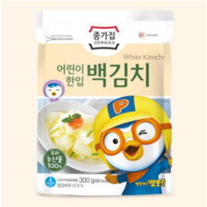 종가집 어린이 아기 한입 안매운 백김치 300g, 3개