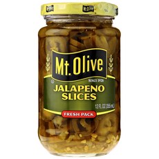 MT. Olive Jalapeno Slices Jar Fresh Pack 12 oz, 1개