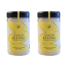 코코비쏭 베트남 무첨가 냉압착 100% 엑스트라버진 코코넛오일, 2개, 550ml