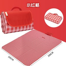 Jan.22 706번 피크닉 방습 매트 ins 잔디와 두꺼운 피크닉 패브릭 야외용 방수 텐트 비치 피크닉Z, 22_샤 오 홍 격: 195 * 200 CM [패 치