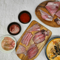 팔도맛자랑 홍어살500g+홍어애100g+홍어탕거리뼈500g, 1세트