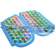 [NATURI] 뷰티 발 모양 발지압판 지압매트 X 2개입풋 케어 제거기 족욕 마사지 패드 지압 NT : 245A4B+1096, NATURE COUPANG& 1