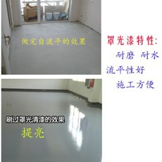 장판 자류평 시멘트 가정용 실내 나무바닥 모르타르 실외 내마모 지면 공사 바닥, T01-기타, C10-래커 5Kg