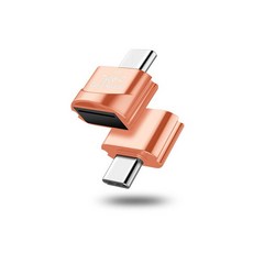 Onvian 카드 리더 USB 2.0 SD/마이크로 SD TF OTG 스마트 메모리 유형 C USB-C 어댑터 화웨이 삼성 Xiaomi PC 맥북, Type-C USB 로즈 골드, 1개