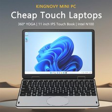저렴한 360 ° 요가 터치 스크린 노트북 10.95 인치 IPS 인텔 N100 맥스 32G DDR4 2T SSD 휴대용 사무실 미, 01 CHINA, 한개옵션3, 01 CHINA, 02 Intel N100, 01 8GB DDR4 128GB SSD
