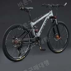 저렴한 자전거 출퇴근 입문용 가성비 MTB 학생용추천 자전거 24/26/27인치, 26인치, 21 단, F