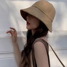 베트남여행모자 버킷햇 얼굴햇빛가리개 챙 미시 면접