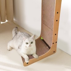 펫트에일 고양이 벅벅 슥슥 수직 스크래쳐 대형 80, 1개, 내츄럴브라운