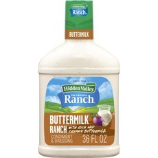 히든벨리 버터밀크 랜치 샐러드 드레싱 앤 토핑 Hidden Valley Buttermilk Ranch, 1개, 1.06L