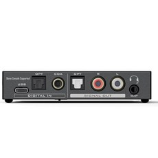 Linsoul FXAudio DACSQ6 HiFi 오디오 디코더 DSD256 ES9038Q2M 칩 32Bit384kHz 지원 게임 콘솔마이크카 오디오용 USB 광동축 입력 - es9038q2m