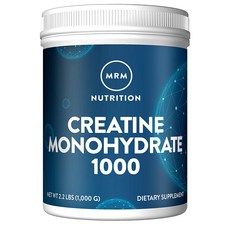 엠알엠 크레아틴 모노하이드레이트 파우더 1000g MRM Creatine Monohydrate 1000g Powder, 1kg, 1개