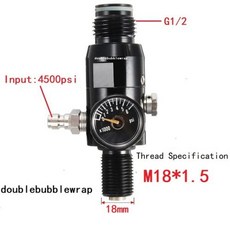 수족관 CO2 레귤레이터 또는 M18 4500psi 하이 탱크 다이빙 식물, 1개