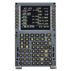 SYDYSOOSO WINGFLEX 비행 시뮬레이터 모드 제어판 보잉 B737NG CDU 모의 주변기기 B737 경로 제어 P3D ZIBO XPlane FMC 관리 컴퓨터, 1개