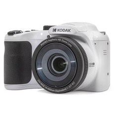 KODAK PIXPRO AZ255-RD 16MP 디지털 카메라 25X 광학 줌 24mm 광각 렌즈 광학 이미지 안정화 1080P 풀 HD 비디오 3인치 LCD 블로깅 카메라 (레드, 화이트, 1개