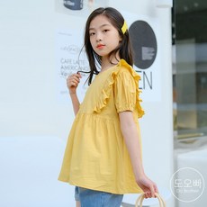 아동민소매블라우스