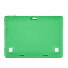 5 색 소프트 tpu 투명 실리콘 커버 케이스 10.1 인치 안드로이드 태블릿 pc 패드 용 방진 내구성 편리한 실리콘 케이스, 초록