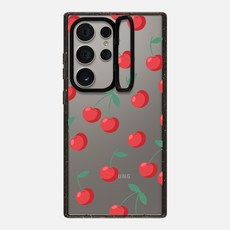 케이스티파이 CASETiFY 갤럭시 S24 울트라 임팩트 링 스탠드 케이스 Cherries Black