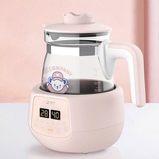 자동 분유제조기 스마트 항온 보온주전자, 분홍색