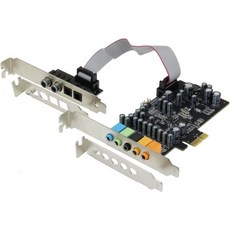 Sedna SEPCIESC10 PCIe 7.1 채널 사운드 카드CM8828 CM9882A SPDIF 브래킷표준 로우 프로파일 브래킷 포함