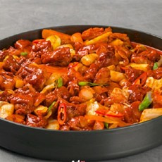 춘천 수제 한입 신선닭갈비 어깨살 (간장맛) 국내산 캠핑음식 혼술안주, 1kg, 1개