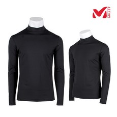 밀레 남성용 로이 터틀넥 티셔츠 MXOFT-007 블랙