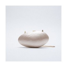 Zara Oval Pearl Minaudiere Clasp Bag NWT