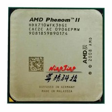 AMD Phenom II X3 710 중고 트리플 코어 CPU HDX710WFK3DGI 소켓 AM3 26 GHz