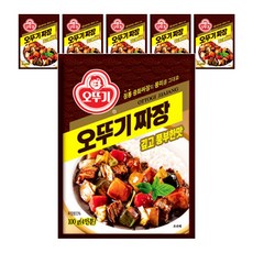 오뚜기 짜장 깊고 풍부한맛, 100g, 6개