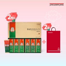 정관장 홍삼진고 데일리스틱 2박스 (60포) + 쇼핑백 2장, 단품