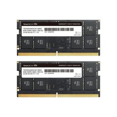 TEAMGROUP Elite SODIMM DDR5 16GB 4800MHz PC538400 CL40 NonECC 언버퍼드 1.1V 262핀 노트북 메모리 모듈 램 TED516G480