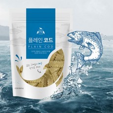 전연령 반건조 강아지육포 져키 대구맛 애견간식 교육, 1개