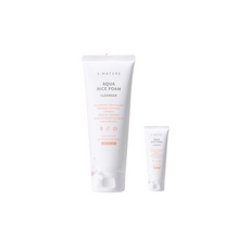 에스네이처 아쿠아 라이스 약산성 클렌징폼 160ml 기획(+20ml)