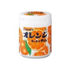 마루카와제과 오렌지 마블 껌 병 130g 106780