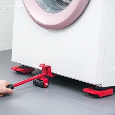 피크 가성비 셀프 가전 가구 리프트 캐리어 이동 키트 가구배치 피아노 무거운가구 옮기기쇼핑 이커머스 쿠폰, 빨강