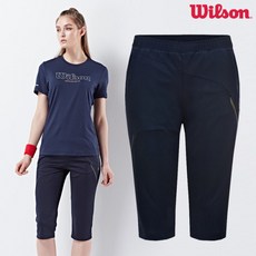 [윌슨] [WILSON] 7부바지 니트팬츠 5442F NAVY (여)