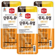 [CJ]하선정 4무 치자단무지와 우엉, 220g, 3개