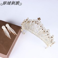 찐찐상회 머리 악세사리 여행함 지역 신부 왕관 여성 열여덟 살 생일 인싸템 성년 예물 여신 카메라 결혼 헤어액세서리 통큰