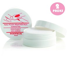 MAVALA Nail Polish Remover Pads 마발라 네일 폴리쉬 리무버 패드 30장 2팩, 2개, 2개 - 마발라리무버