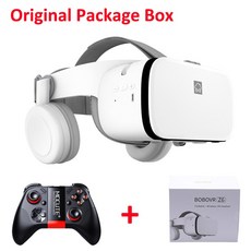 3D 스마트글라스 가상현실기기 vr안경 블루투스 카스크 헬멧 안경 스마트폰 고글 바이어 쌍안경용 가상 현실 헤드셋, VR with ControllerB, VR with ControllerB, 한개옵션1