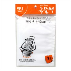 장가요몰 (하니)웰빙 국물백/육수망 3P 大_0296, 1개