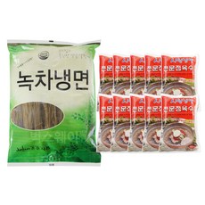 벅스웨이 준훈 녹차냉면 2kg+시원냉면 전문점육수 10개, 1set