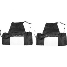 ARTIBETTER 8pcs 카메라 레인 커버 카메라용 방수 케이스 먼지 디지리그 레인기어 슬리브 보호대 SLR 레인코트 나일론, Blackx2pcs_48X36X1CMx2pcs